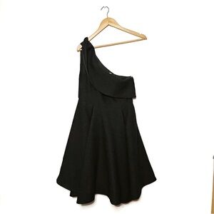 Keepsake The Label | Black One Shoulder Dress